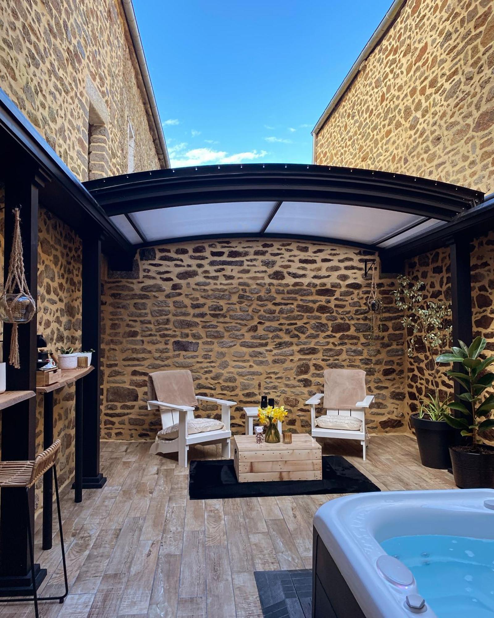 Villa Lily Spa, Chambre D'Hotes Avec Spa Privatif La Vicomté-sur-Rance Extérieur photo